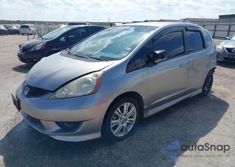 2009 Honda Fit Sport from USA, damaged, VIN JHMGE88659S006478